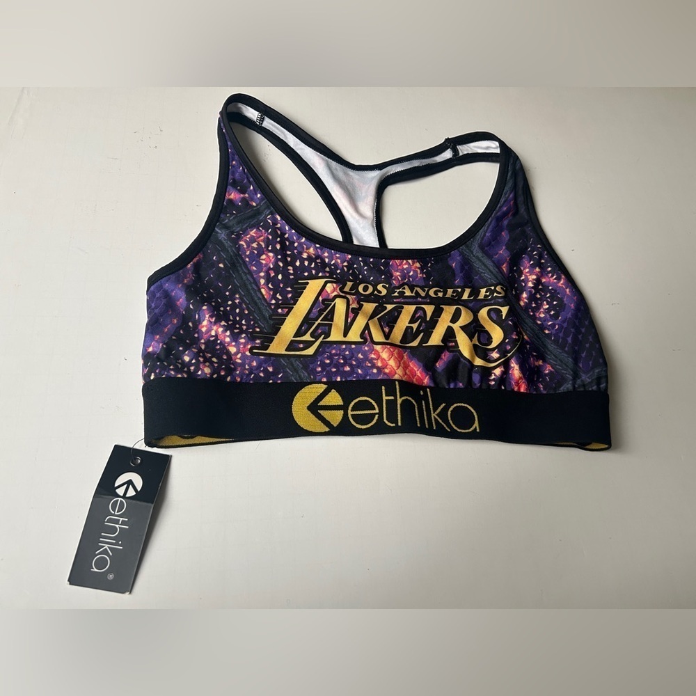 Ethika LA Lakers Racerback Sports Bra